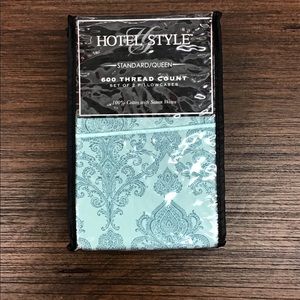 COPY - Hotel Style Teal Paisley Luxury Pillowcases